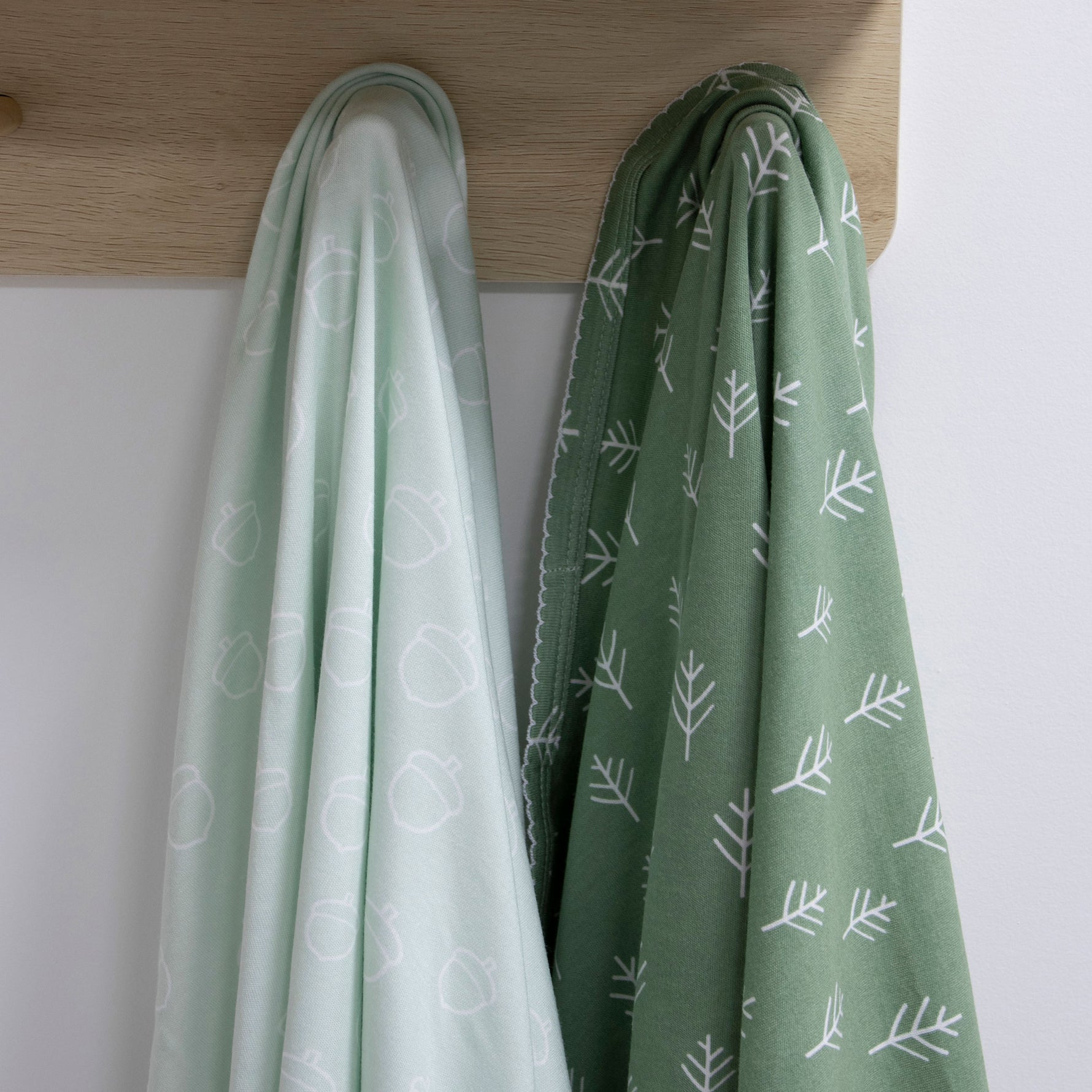 Nordic 2pk Jersey Wrap Avocado/Forest - Bubba Blue Australia