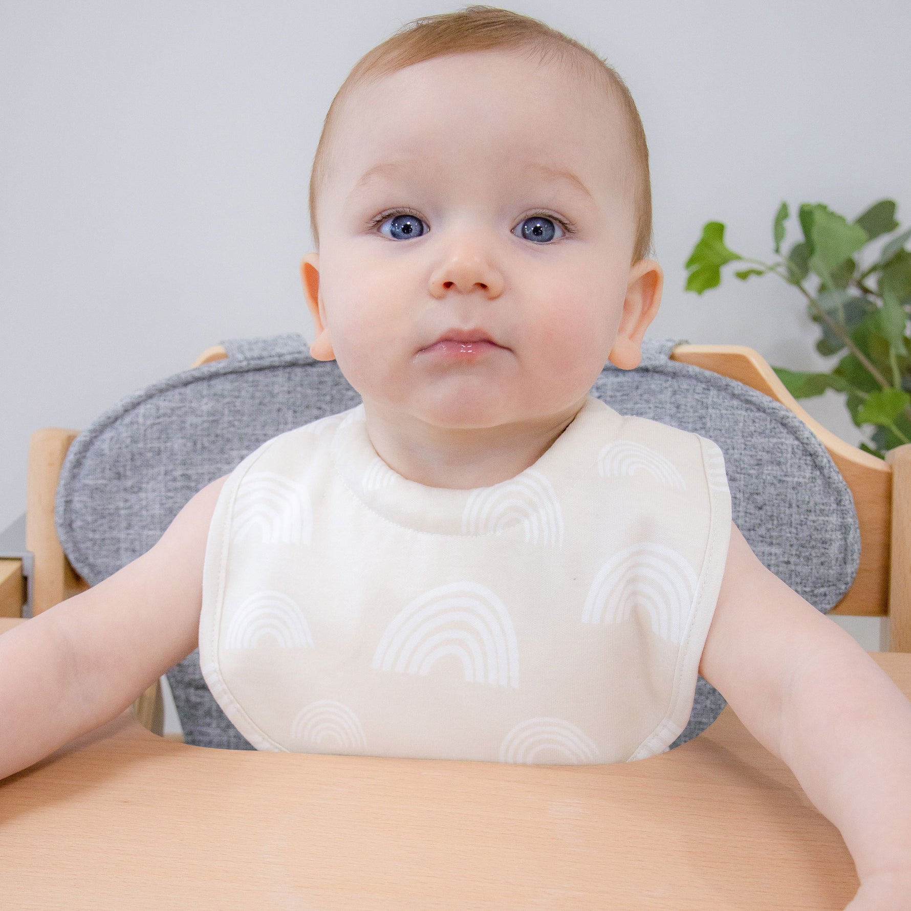 Nordic 2pk Dribble Bibs Grey/Sand - Bubba Blue Australia