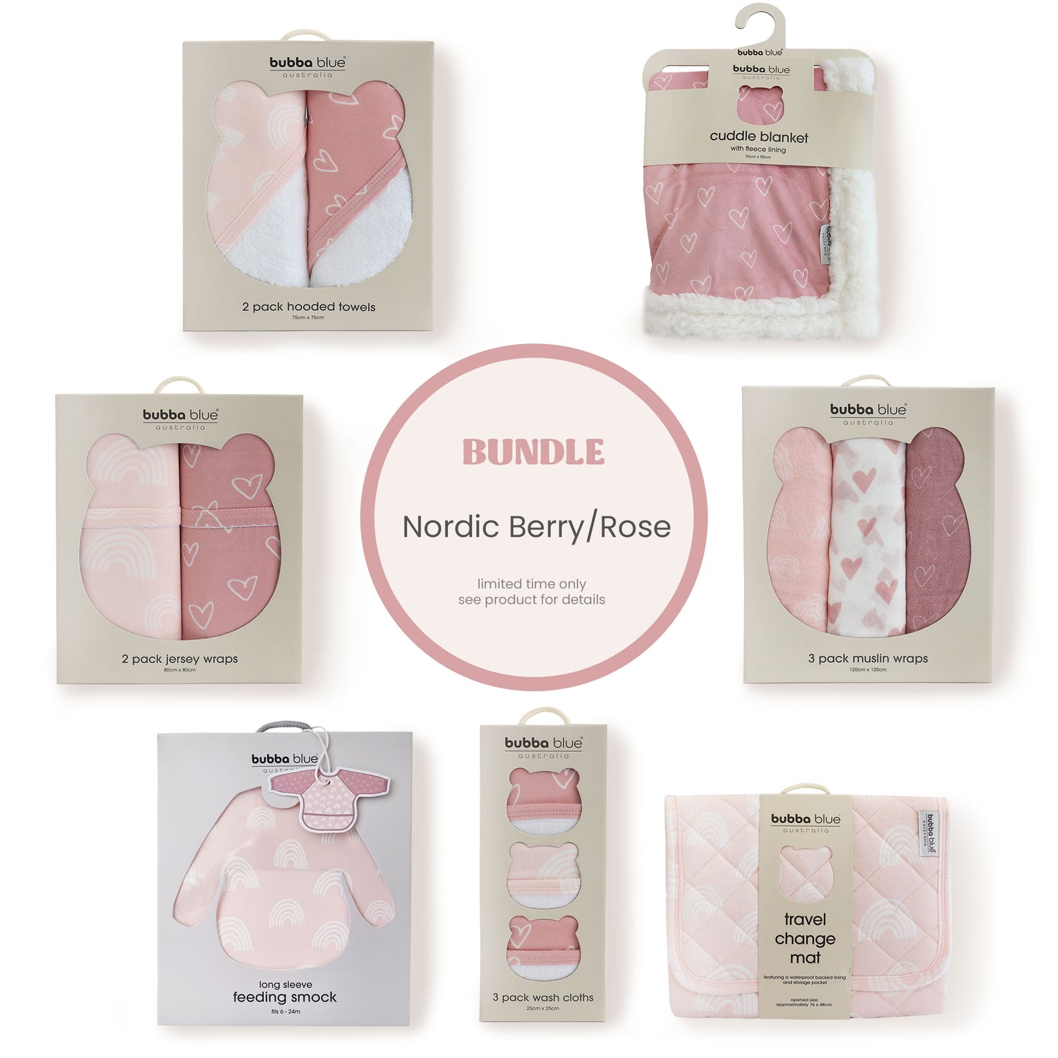 Nordic Bundle - Berry/Rose - Bubba Blue Australia