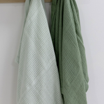 Nordic 2pk Cellular Blanket Avocado/Forest - Bubba Blue Australia