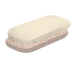 Nordic 2pk Jersey Co Sleeper/Bedside Sleeper Fitted Sheets Vanilla/Latte - Bubba Blue Australia