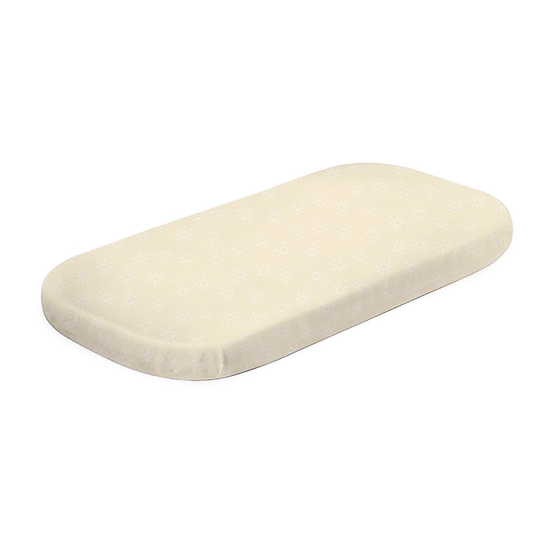 Nordic 2pk Jersey Co Sleeper/Bedside Sleeper Fitted Sheets Vanilla/Latte - Bubba Blue Australia