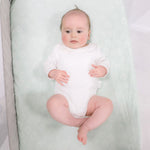 Nordic 2pk Jersey Co Sleeper/Bedside Sleeper Fitted Sheets Avocado/Forest - Bubba Blue Australia