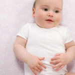 Nordic 2pk Jersey Cot Fitted Sheets Peach/Lilac - Bubba Blue Australia
