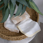 Nordic 3pk Wash Cloth Dusty Vanilla/Latte - Bubba Blue Australia