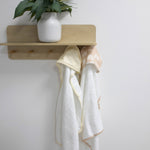 Nordic 2pk Hooded Towel Vanilla/Latte - Bubba Blue Australia