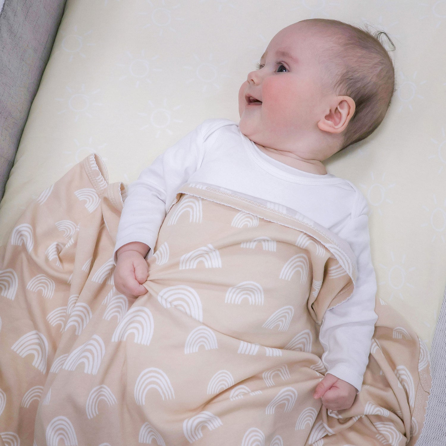 Nordic 2pk Jersey Wrap Vanilla/Latte - Bubba Blue Australia