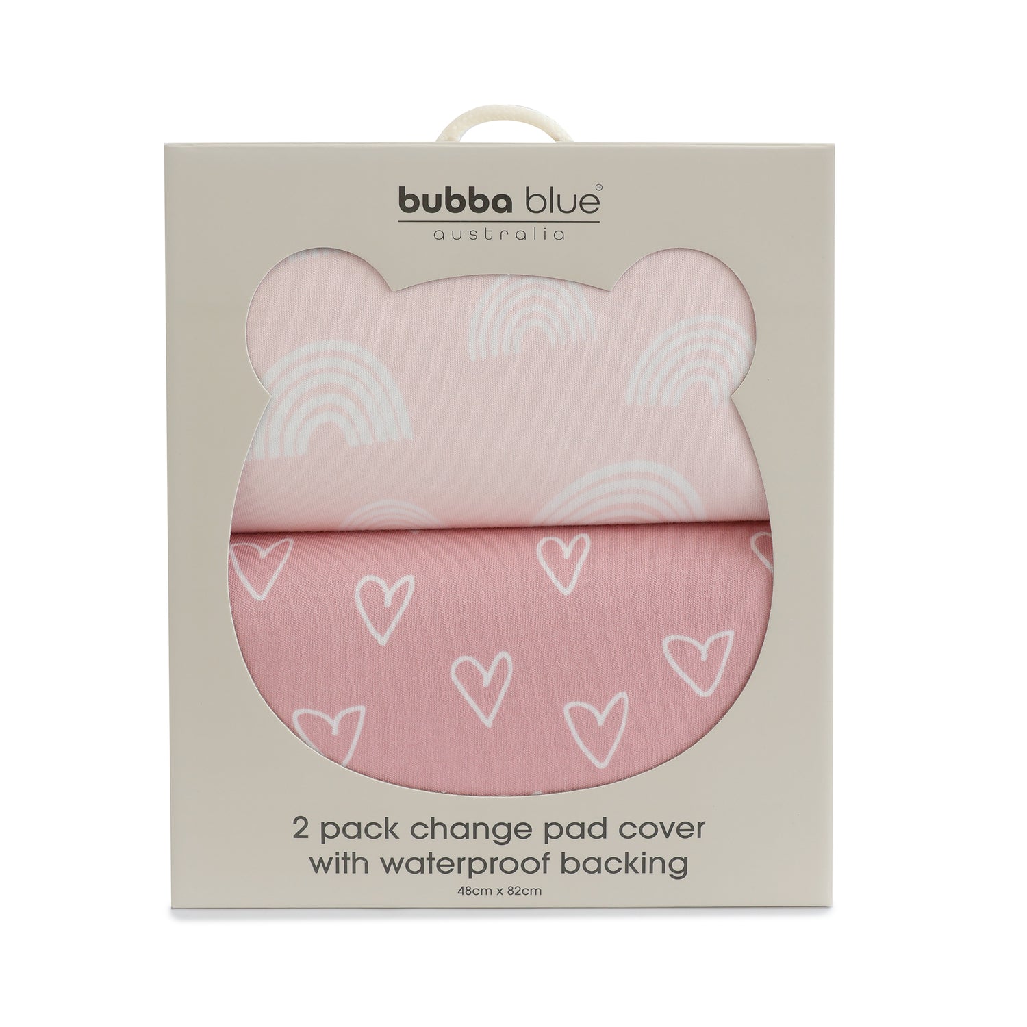 Nordic 2pk Waterproof Change Pad Covers Dusty Berry/Rose - Bubba Blue Australia