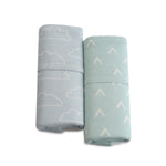 Nordic 2pk Jersey Wrap Dusty Sky/Mint - Bubba Blue Australia