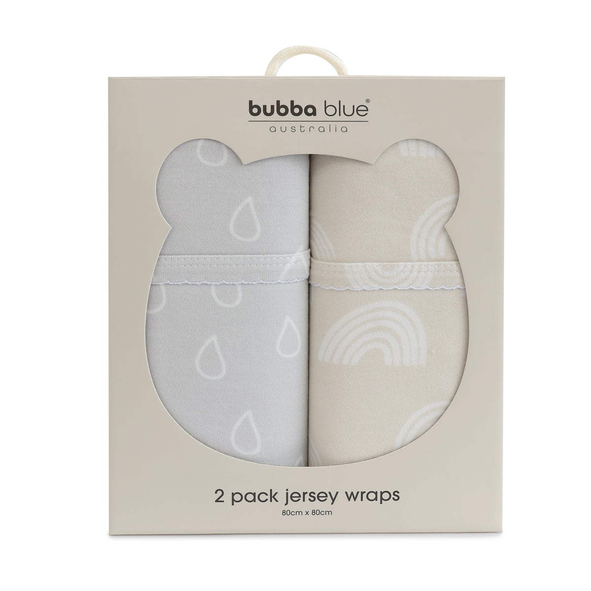 Nordic 2pk Jersey Wrap Grey/Sand - Bubba Blue Australia
