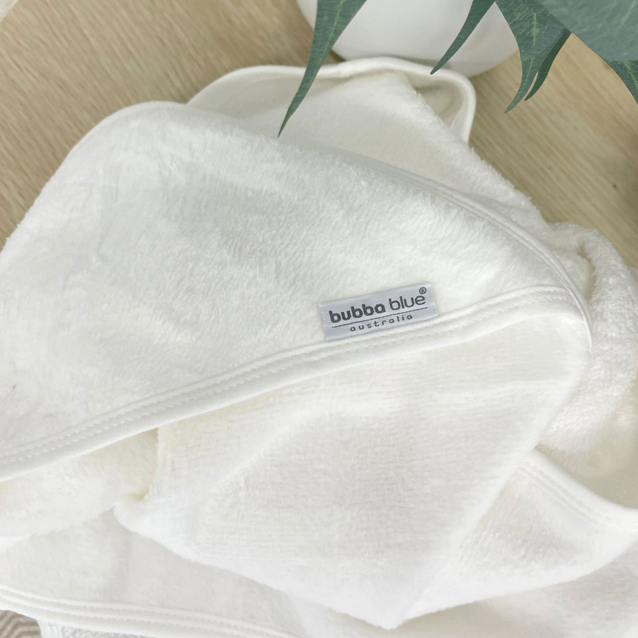 Organic Cotton Hooded Towel - Off White