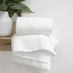Terrazzo Baby Bath Towel 2pk White - Bubba Blue Australia