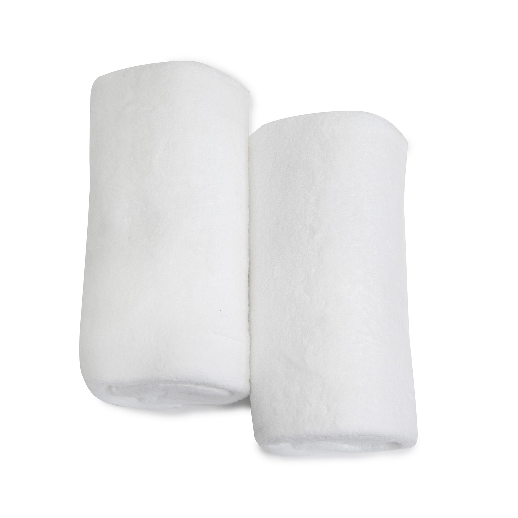 Terrazzo Baby Bath Towel 2pk White - Bubba Blue Australia