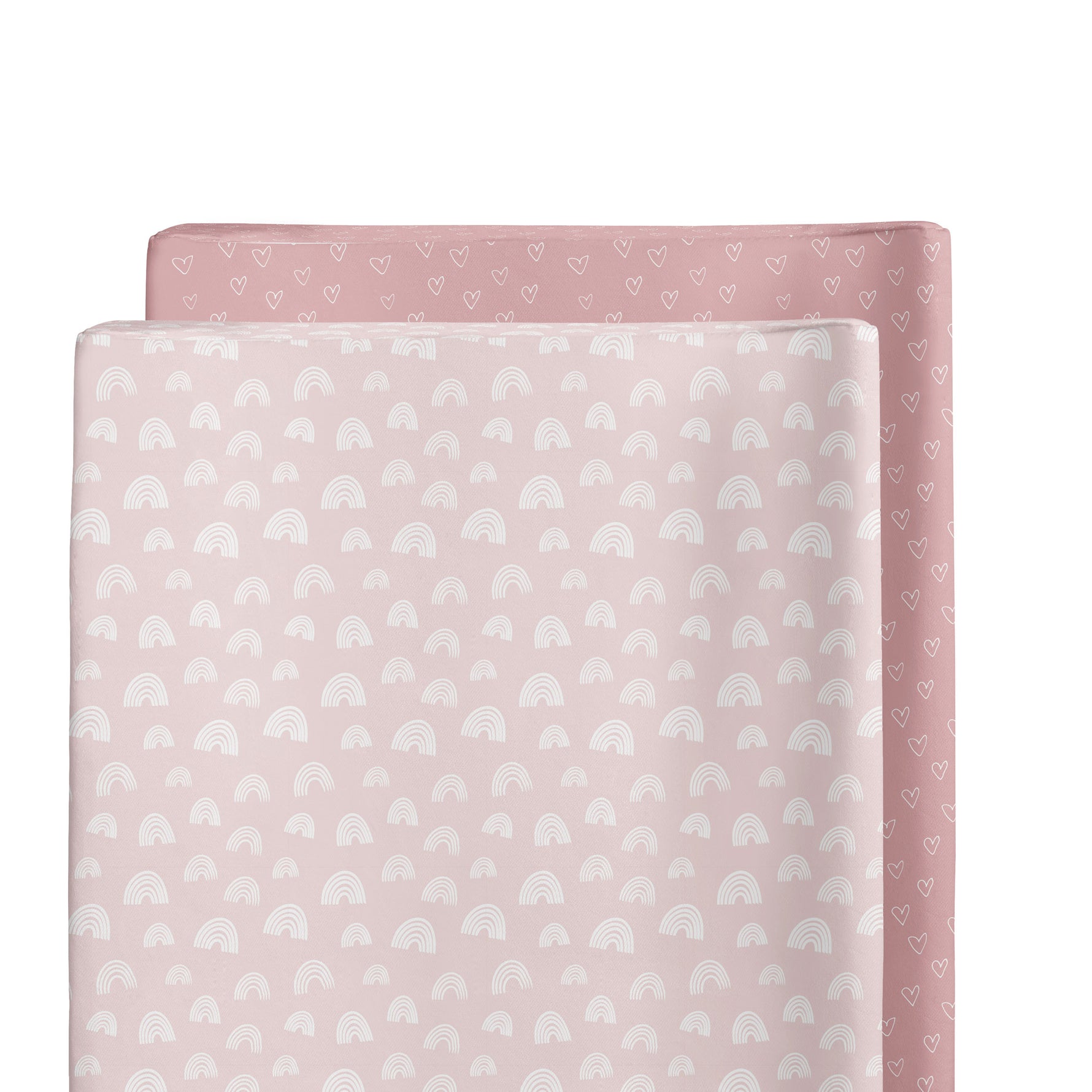 Nordic 2pk Waterproof Change Pad Covers Dusty Berry/Rose - Bubba Blue Australia