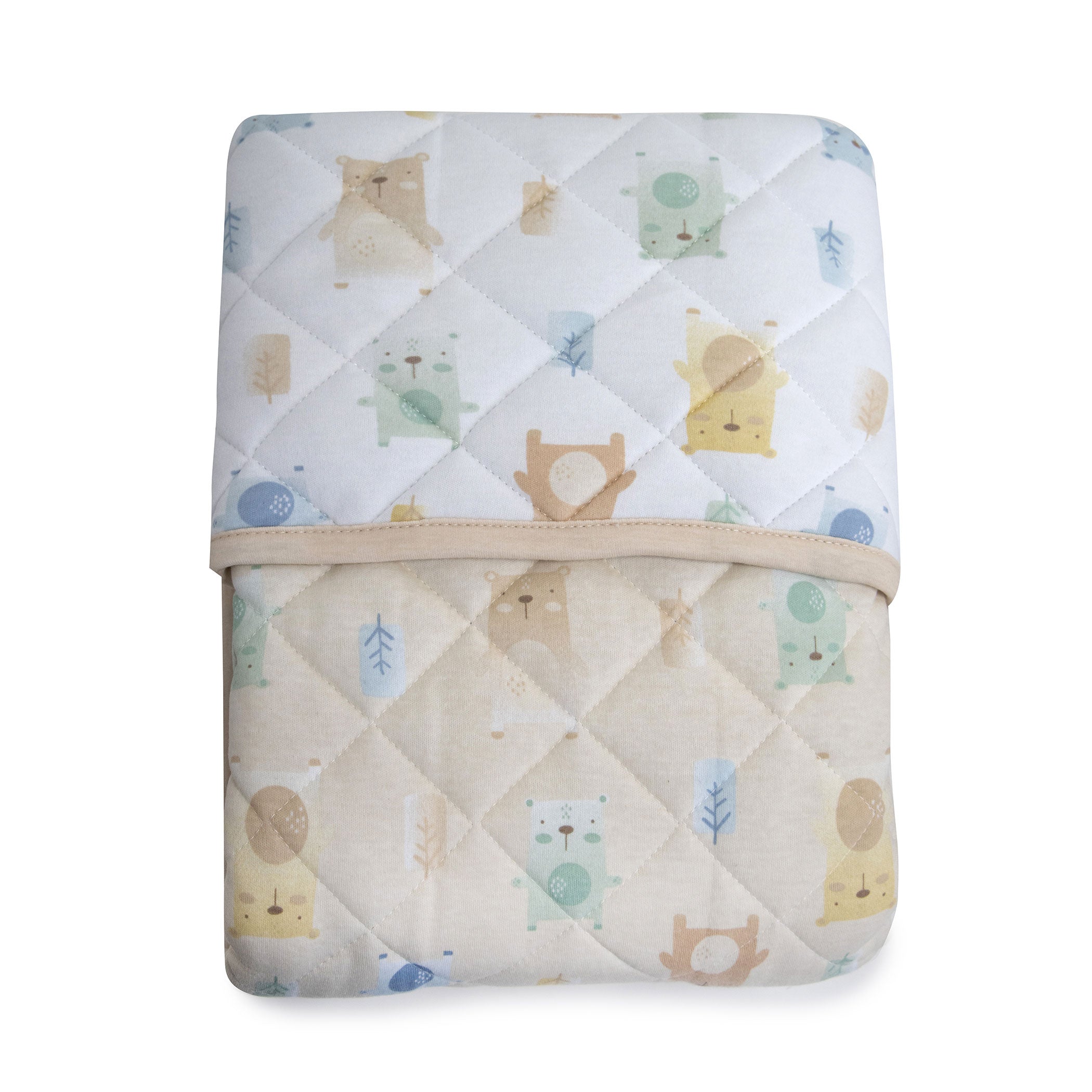 Woodland Bear Cot Comforter