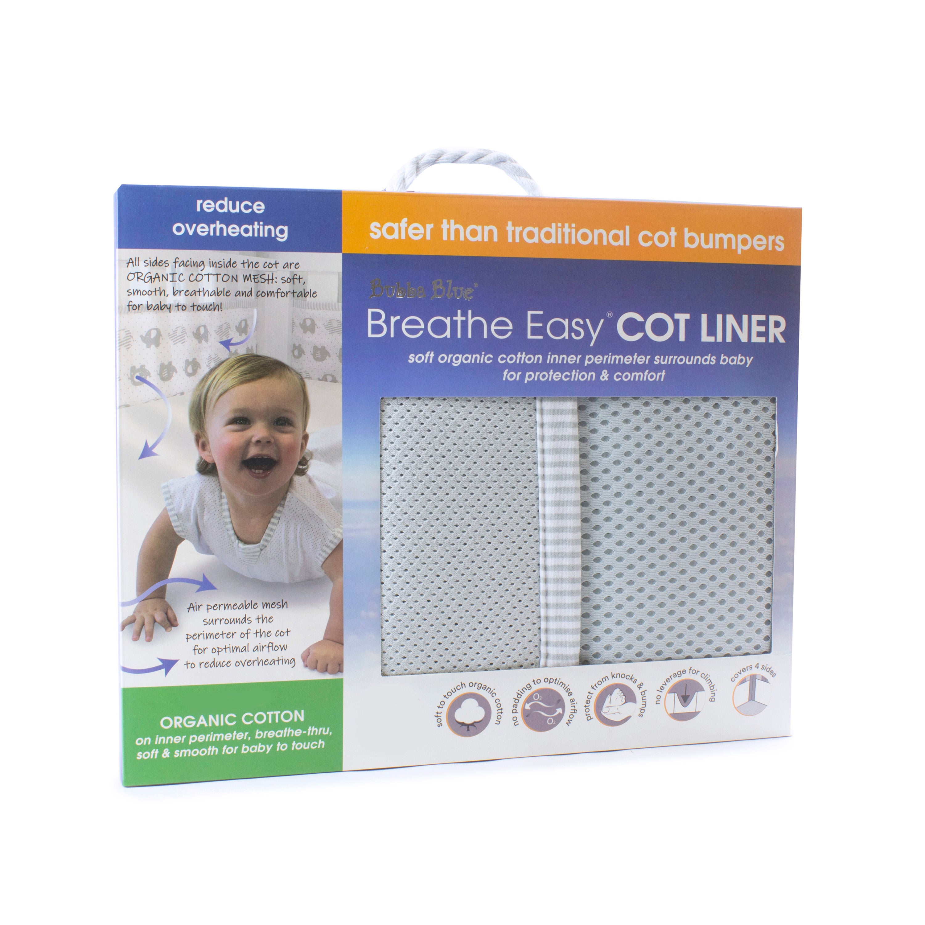 Breathe Easy® Cot Liner - Grey