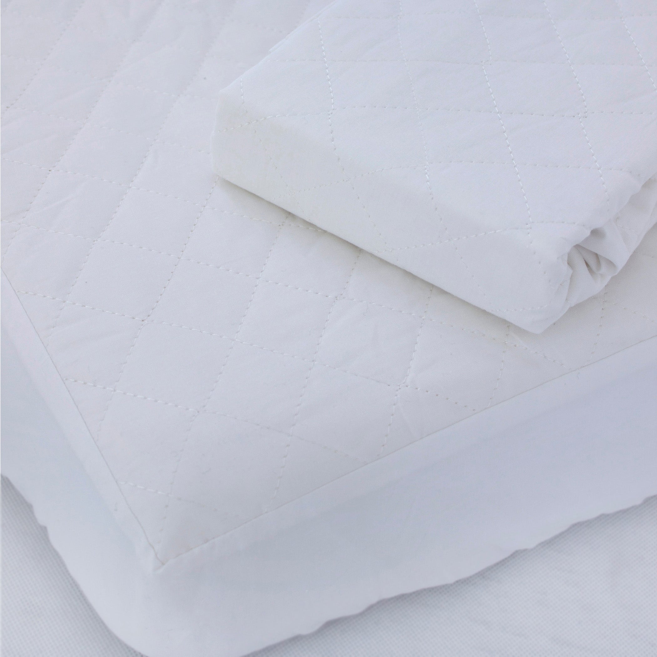 Breathe Easy® Large Cot Waterproof Quilted Mattress Protector - Bubba Blue Australia