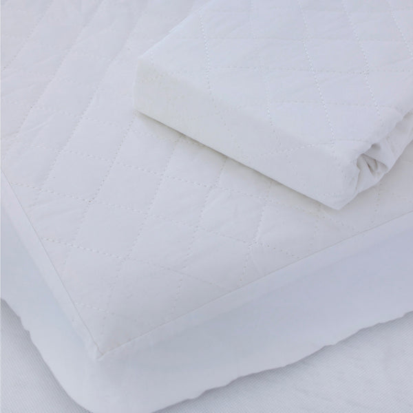Breathe Easy® Large Cot Waterproof Quilted Mattress Protector - Bubba Blue Australia