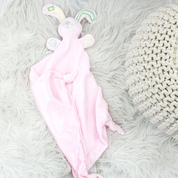 Pink Bunny Security Blanket