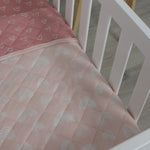 Nordic Reversible Cot Quilt - Dusty Berry/Rose - Bubba Blue Australia