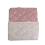 Nordic Reversible Cot Quilt - Dusty Berry/Rose - Bubba Blue Australia