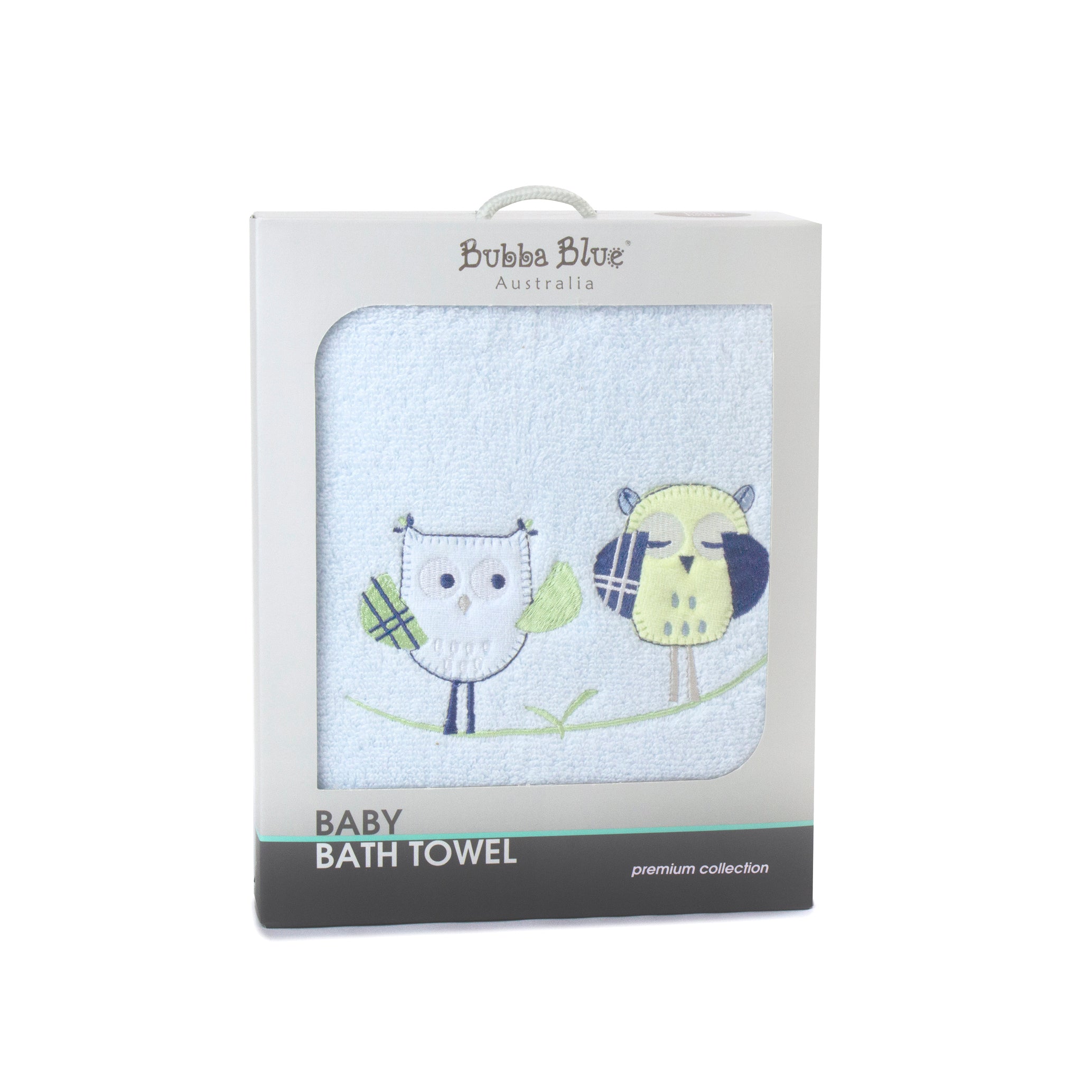 Boy Baby Owl Bath Towel