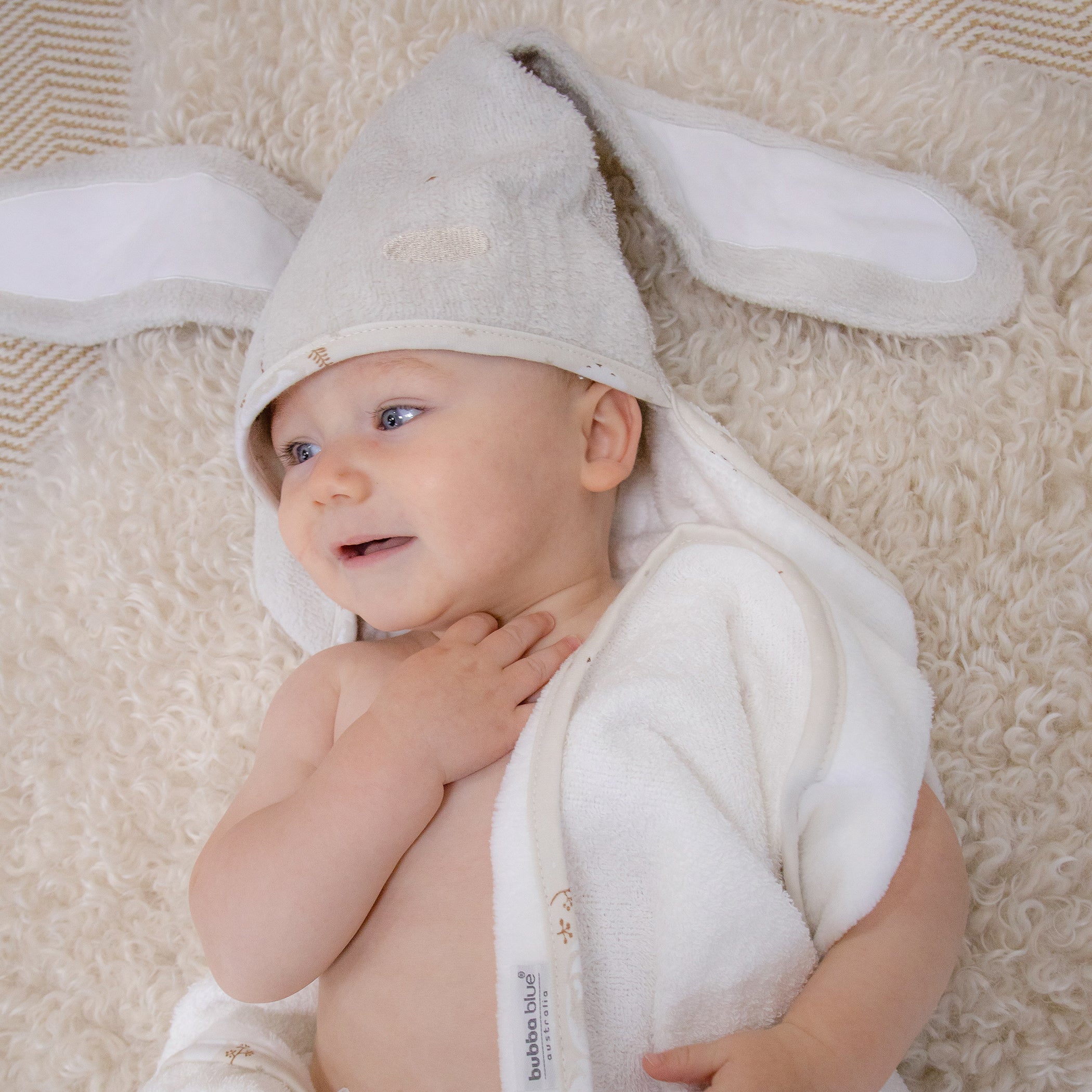 Bunny Dreams Novelty Hooded Bath Towel