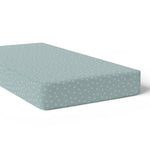Nordic 2pk Jersey Cot Fitted Sheets Dusty Sky/Mint - Bubba Blue Australia