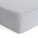 Nordic 2pk Jersey Cot Fitted Sheets Grey/Sand - Bubba Blue Australia