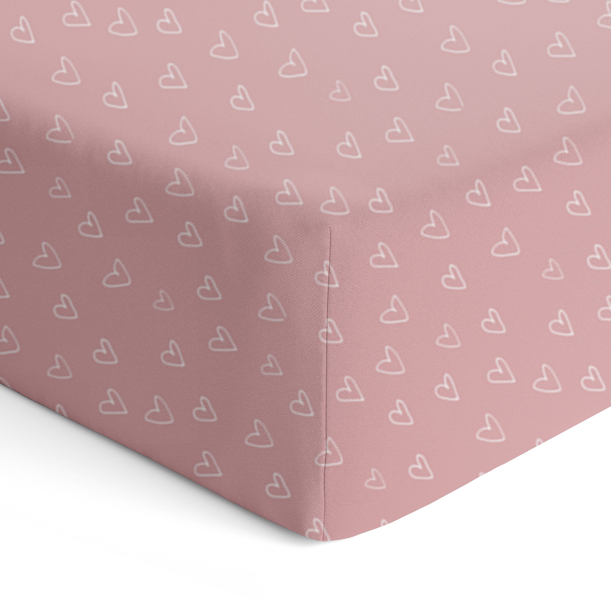 Nordic 2pk Jersey Cot Fitted Sheets Dusty Berry/Rose
