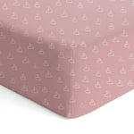 Nordic 2pk Jersey Cot Fitted Sheets Dusty Berry/Rose - Bubba Blue Australia