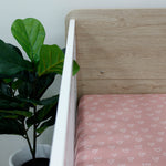 Nordic 2pk Jersey Cot Fitted Sheets Dusty Berry/Rose - Bubba Blue Australia