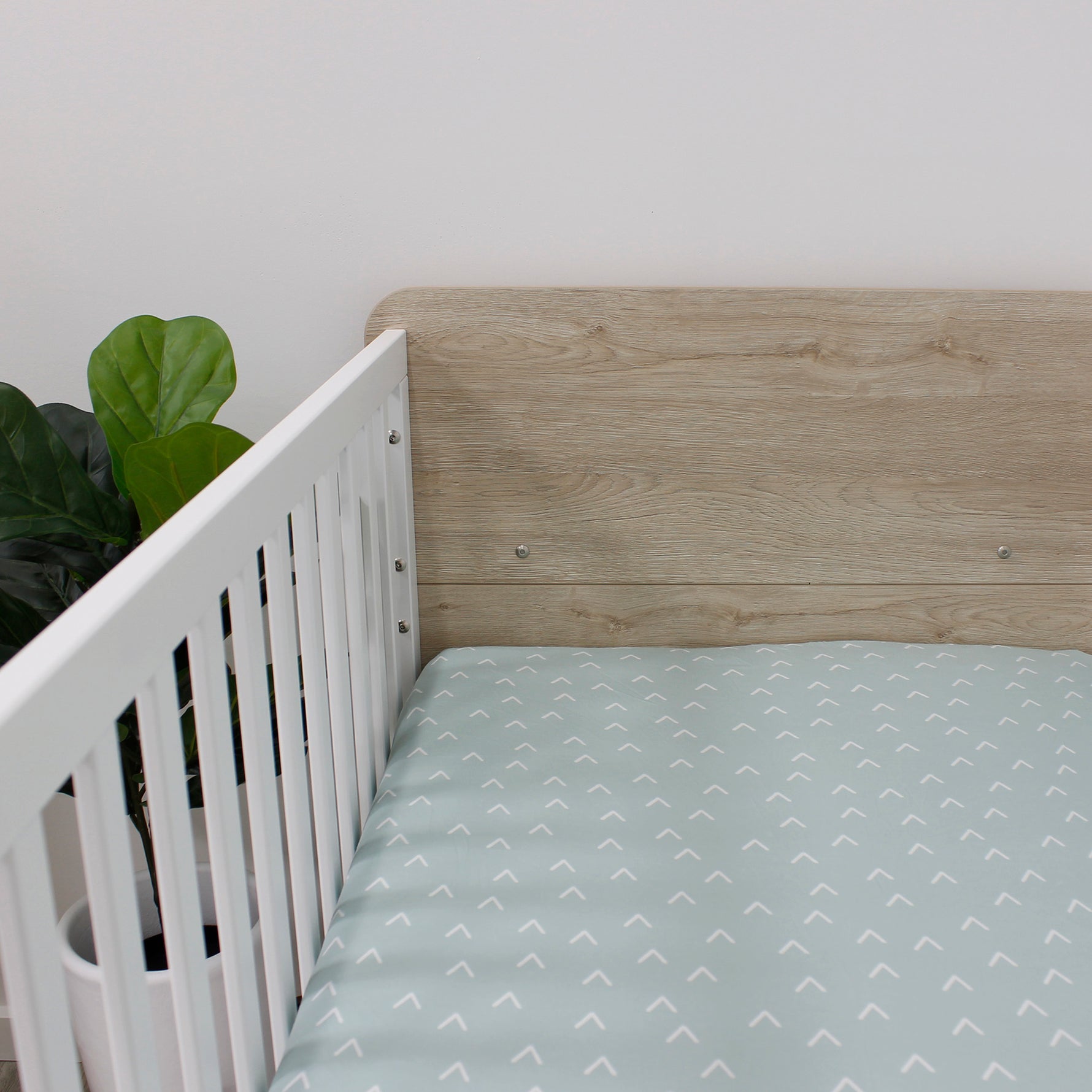 Nordic 2pk Jersey Cot Fitted Sheets Dusty Sky/Mint - Bubba Blue Australia
