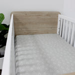 Nordic 2pk Jersey Cot Fitted Sheets Grey/Sand - Bubba Blue Australia