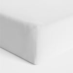 Bamboo White Cot Fitted Sheet - Bubba Blue Australia