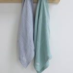 Nordic 2pk Cellular Blanket Dusty Sky/Mint - Bubba Blue Australia