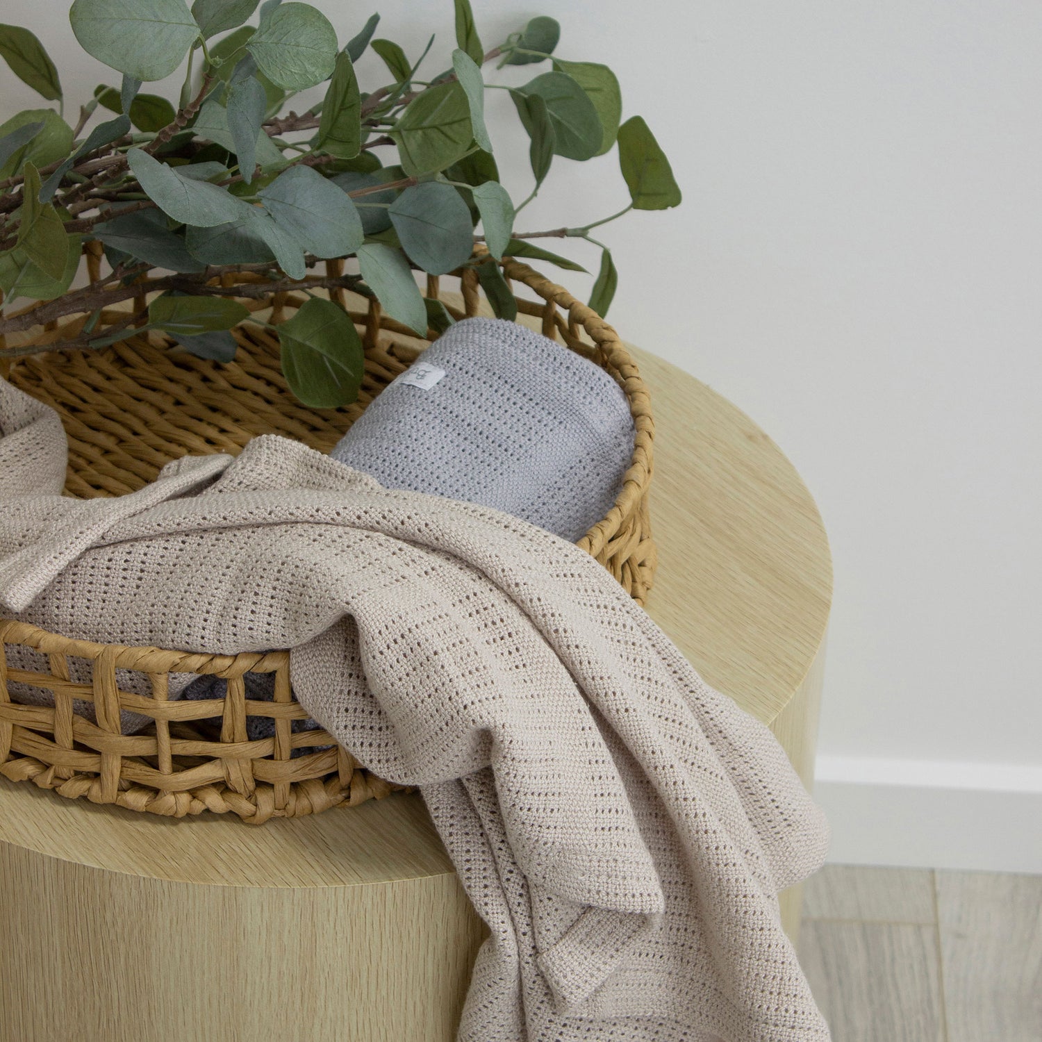 Nordic Co Sleeper/Bedside Sleeper Combo - Grey/Sand - Bubba Blue Australia