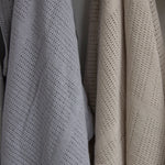 Nordic 2pk Cellular Blanket Grey/Sand - Bubba Blue Australia