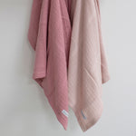Nordic 2pk Cellular Blanket Dusty Berry/Rose - Bubba Blue Australia