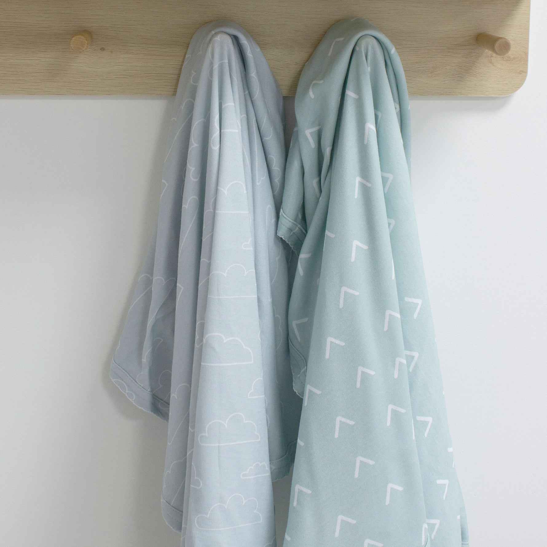 Nordic 2pk Jersey Wrap Dusty Sky/Mint - Bubba Blue Australia