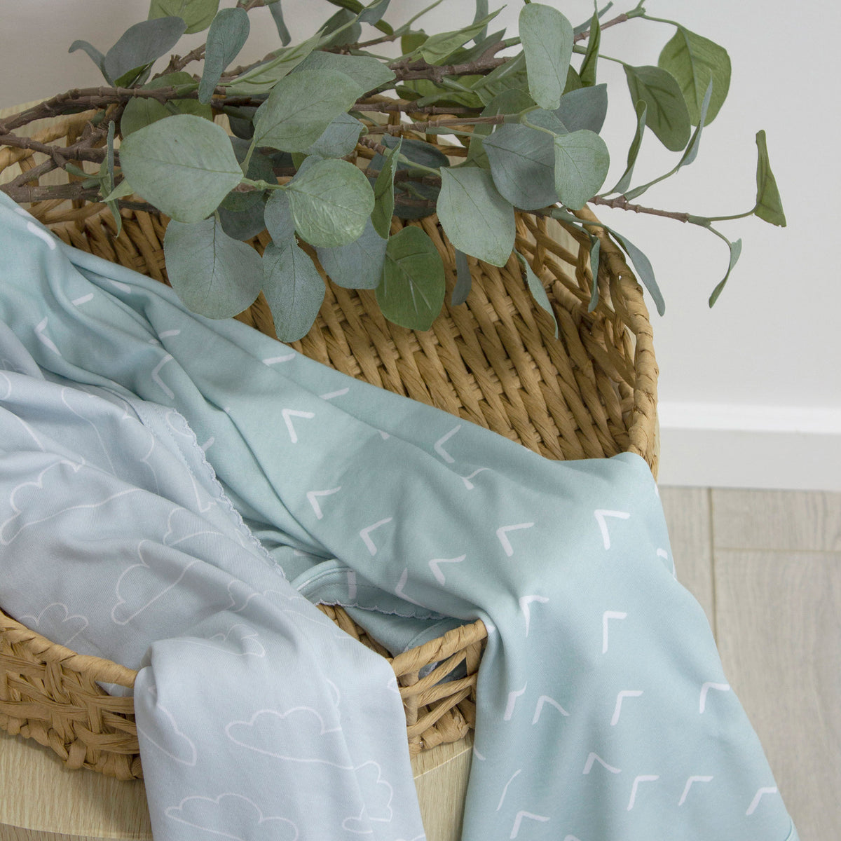 Nordic 2pk Jersey Wrap Dusty Sky/Mint - Bubba Blue Australia