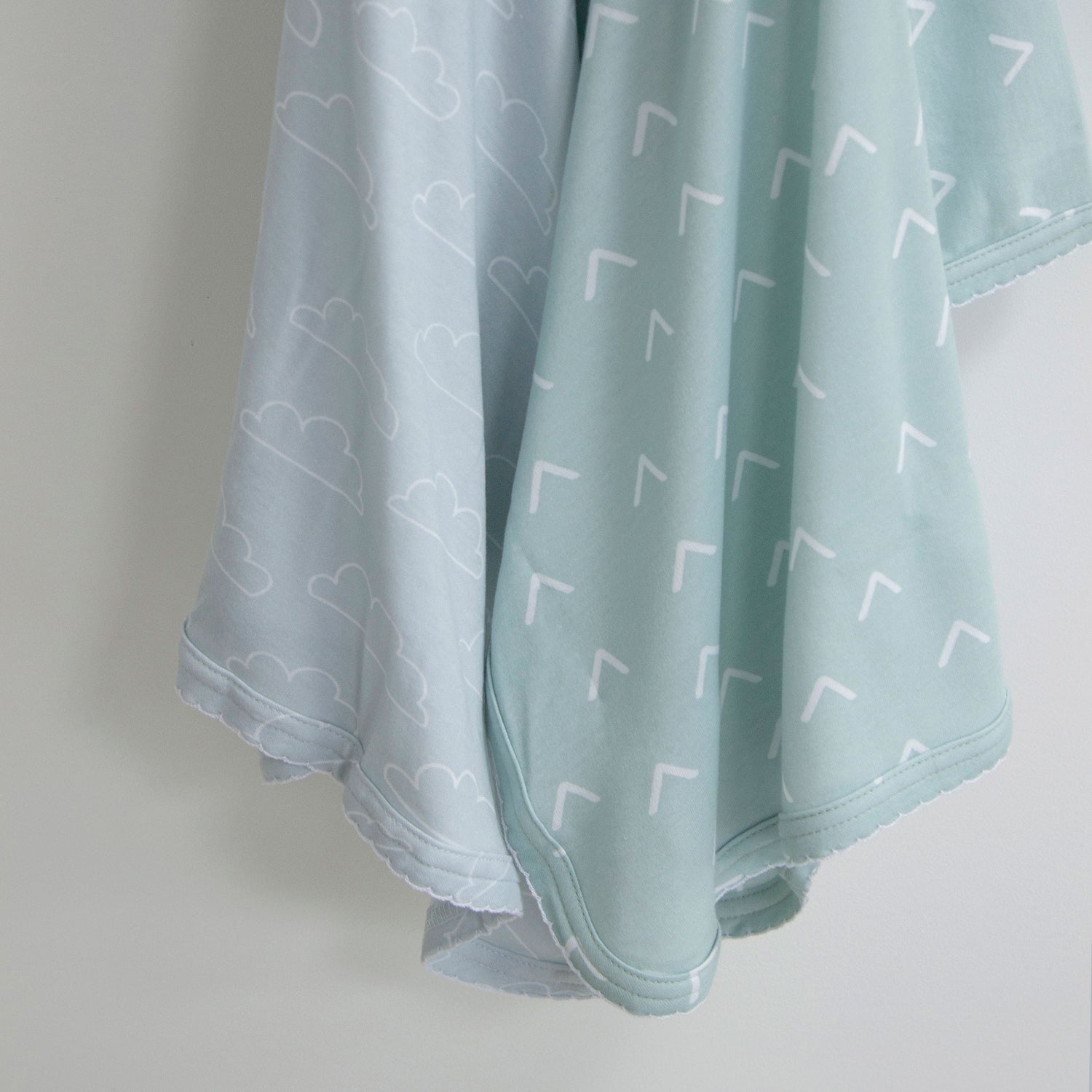 Nordic 2pk Jersey Wrap Dusty Sky/Mint - Bubba Blue Australia