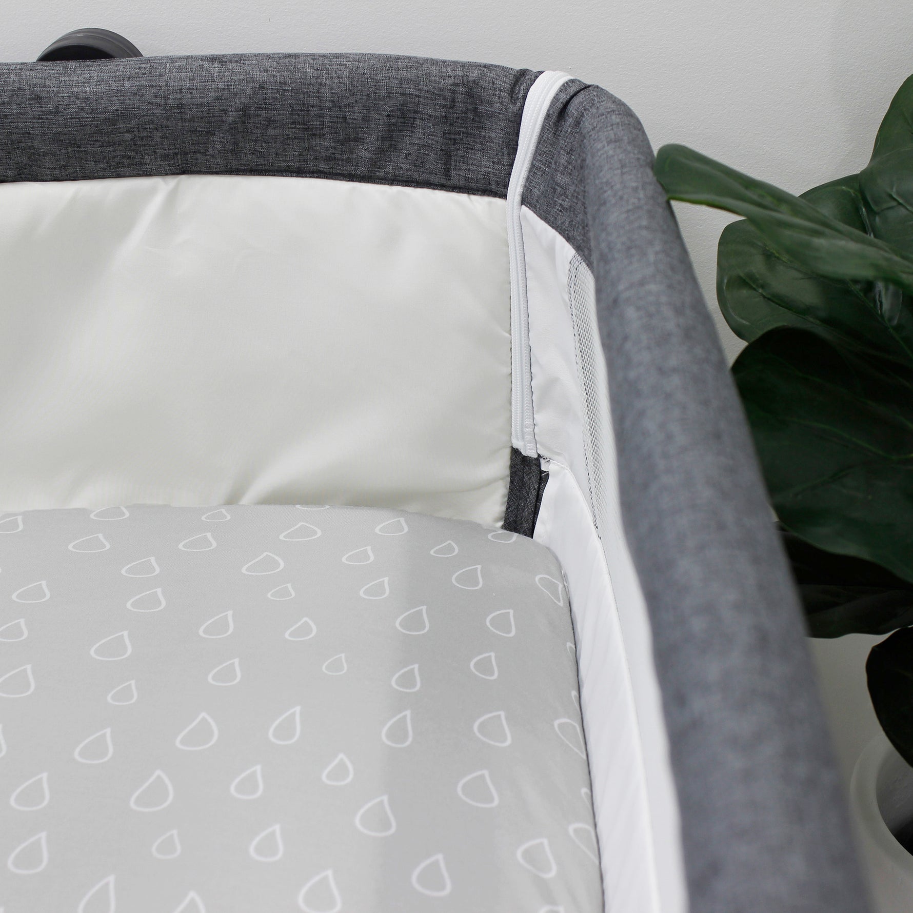 Nordic Co Sleeper/Bedside Sleeper Combo - Grey/Sand - Bubba Blue Australia