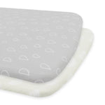 Nordic Co Sleeper/Bedside Sleeper Combo - Grey/Sand - Bubba Blue Australia