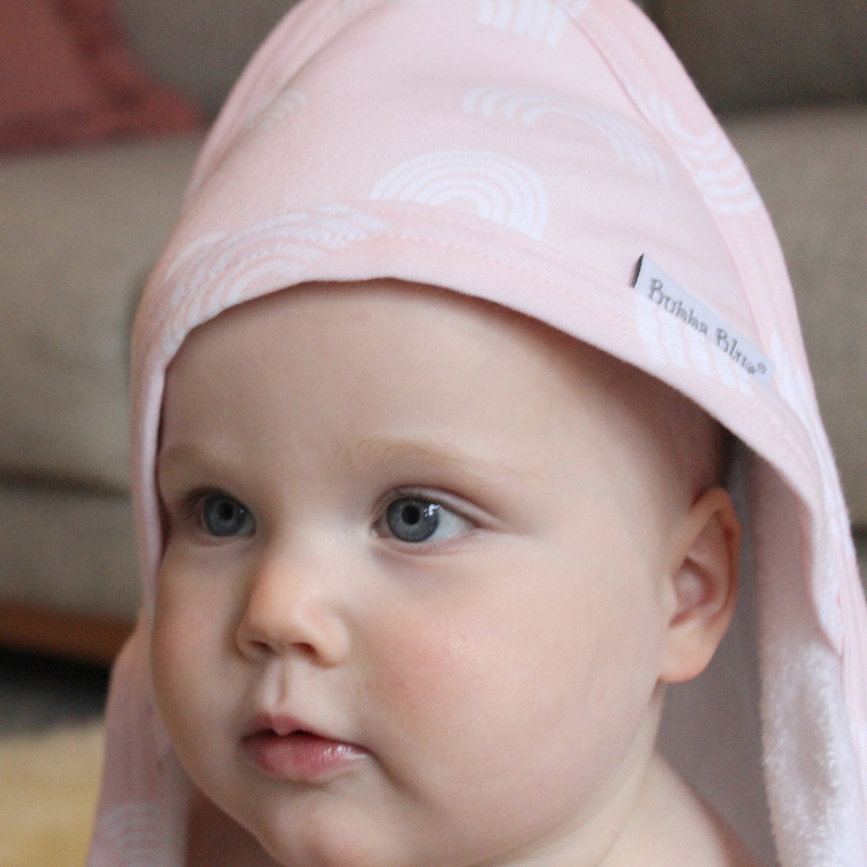 Nordic 2pk Hooded Towel Dusty Berry/Rose - Bubba Blue Australia