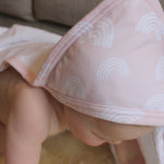 Nordic 2pk Hooded Towel Dusty Berry/Rose - Bubba Blue Australia