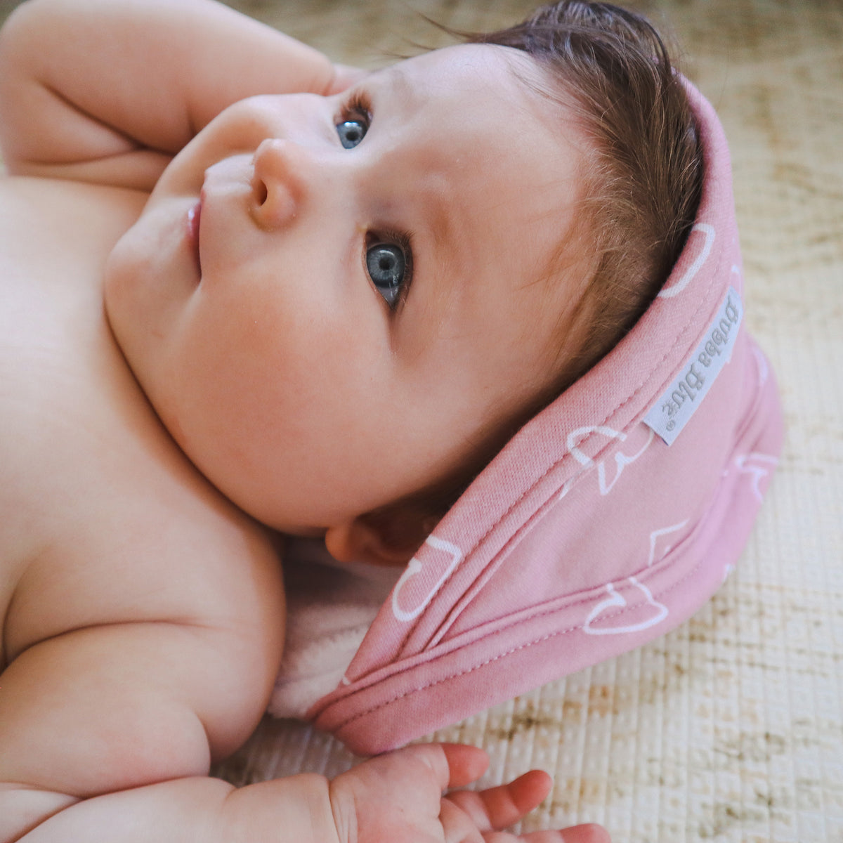 Nordic 2pk Hooded Towel Dusty Berry/Rose - Bubba Blue Australia