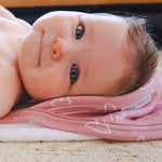 Nordic 2pk Hooded Towel Dusty Berry/Rose - Bubba Blue Australia