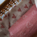 Nordic 3pk Muslin Wraps Dusty Berry/Rose - Bubba Blue Australia