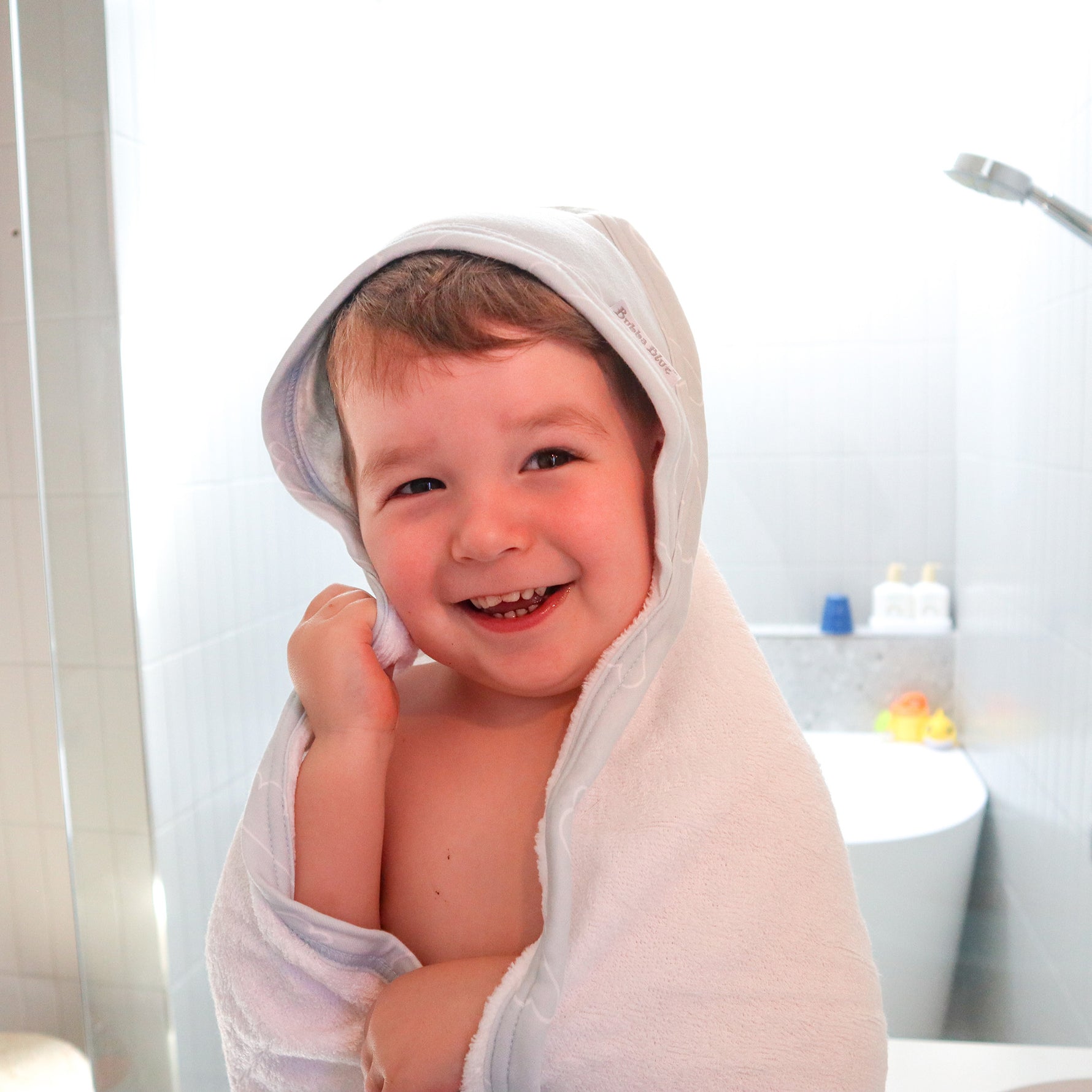 Nordic 2pk Hooded Towel Dusty Sky/Mint - Bubba Blue Australia